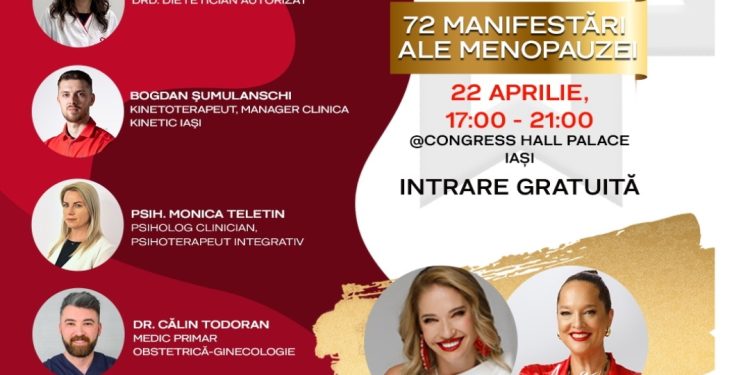 Primul eveniment multidisciplinar despre menopauză din Iași
